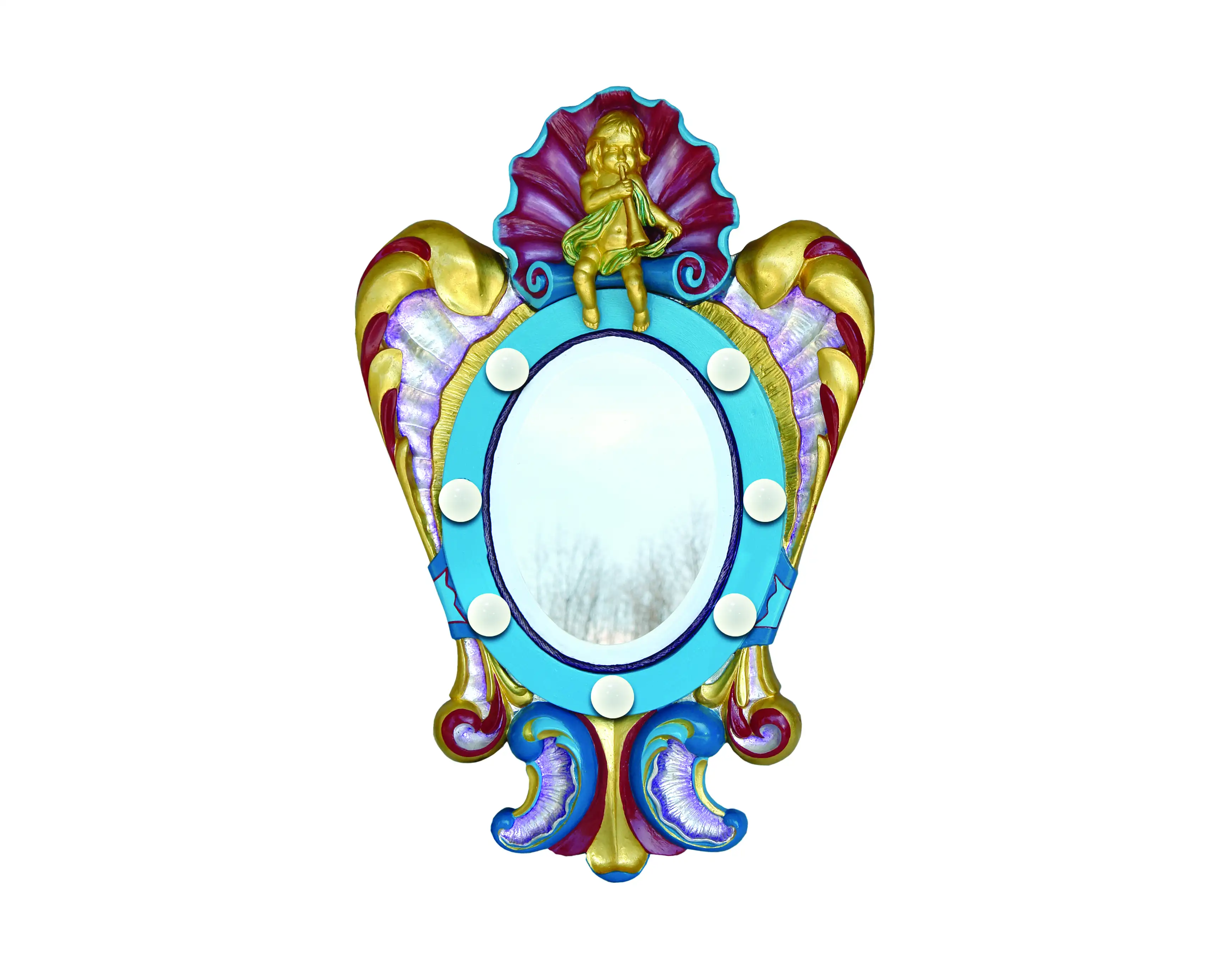 Ornate Mirrored Shield available for sponsorship