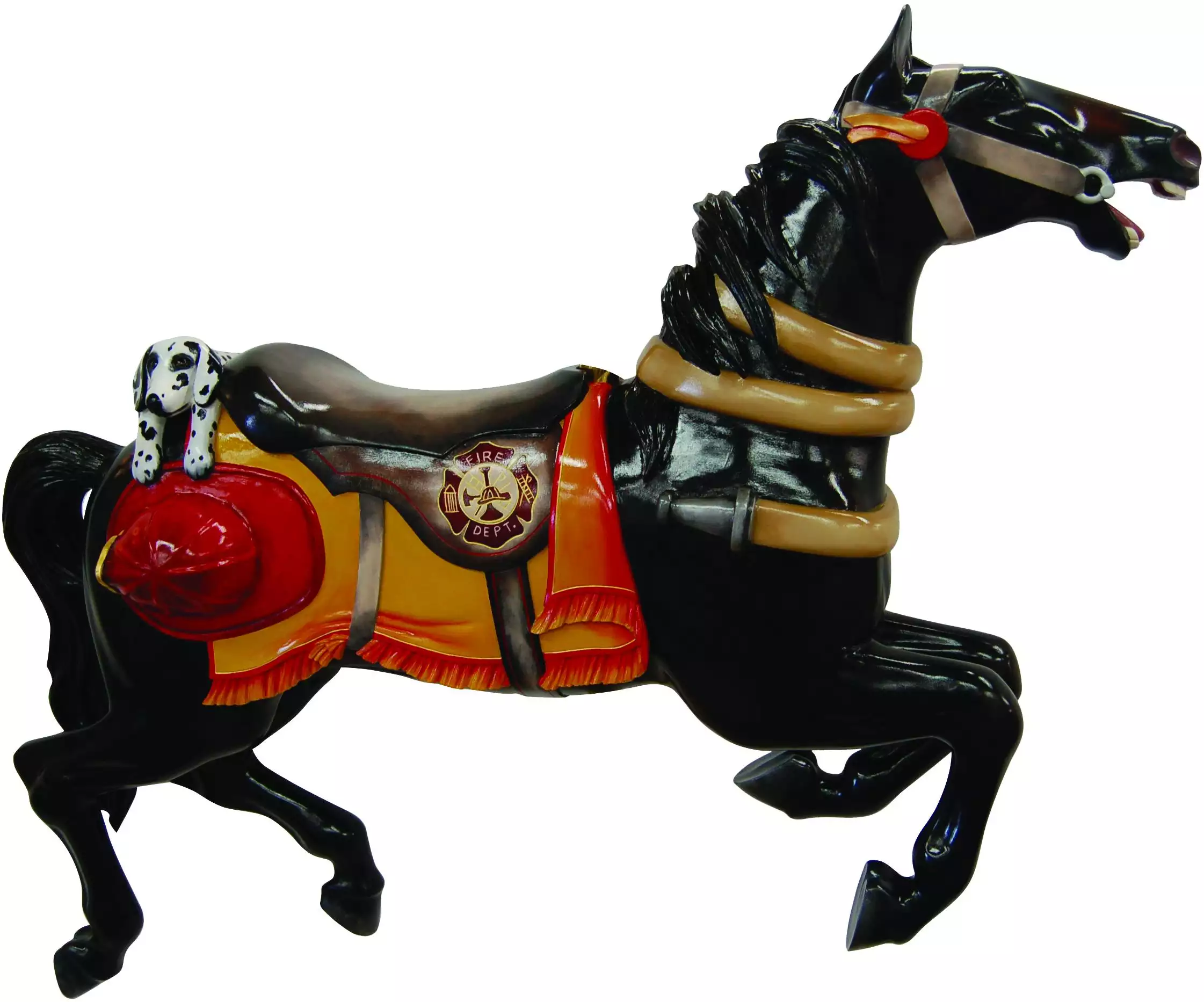 Fire Engine Horse Figure