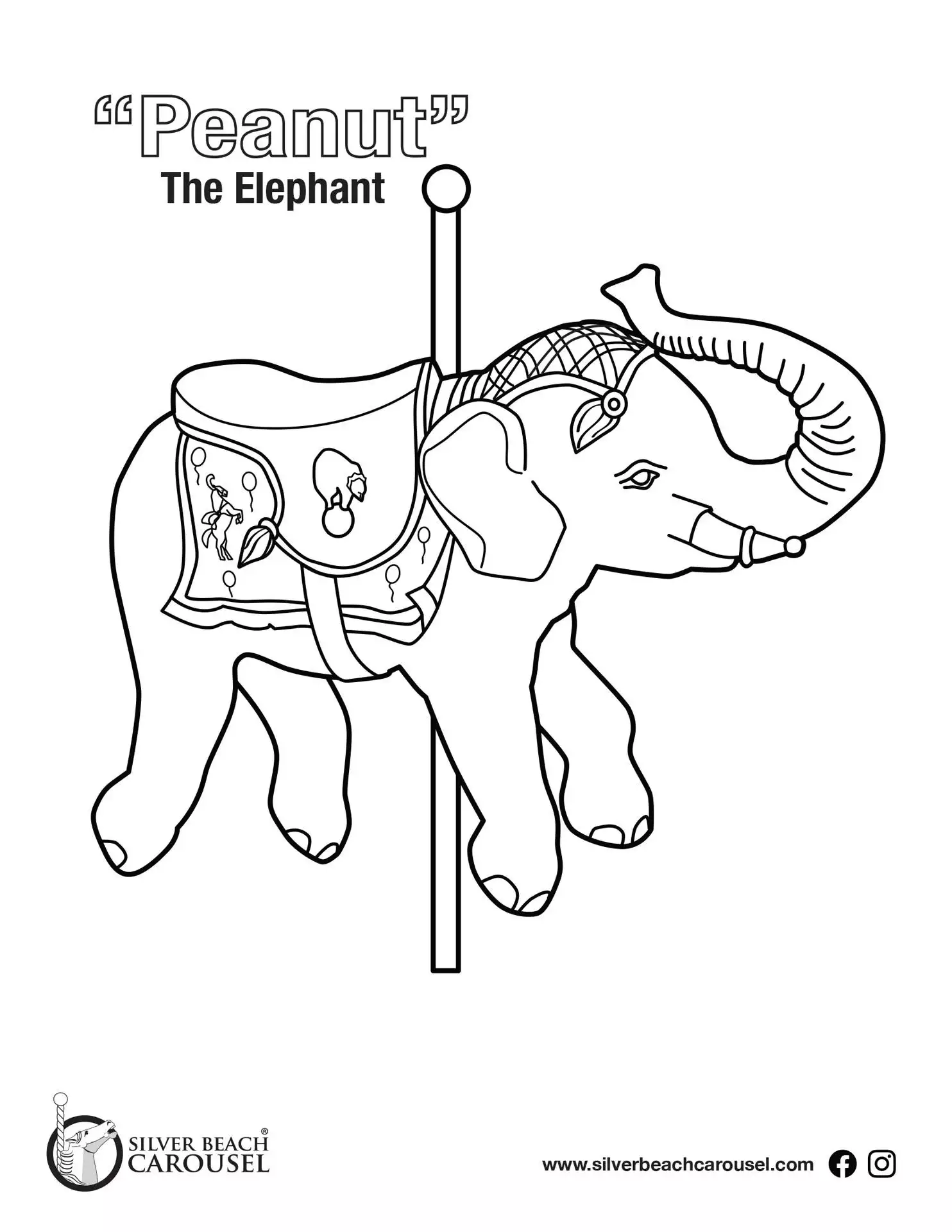 Peanut the Circus Elephant