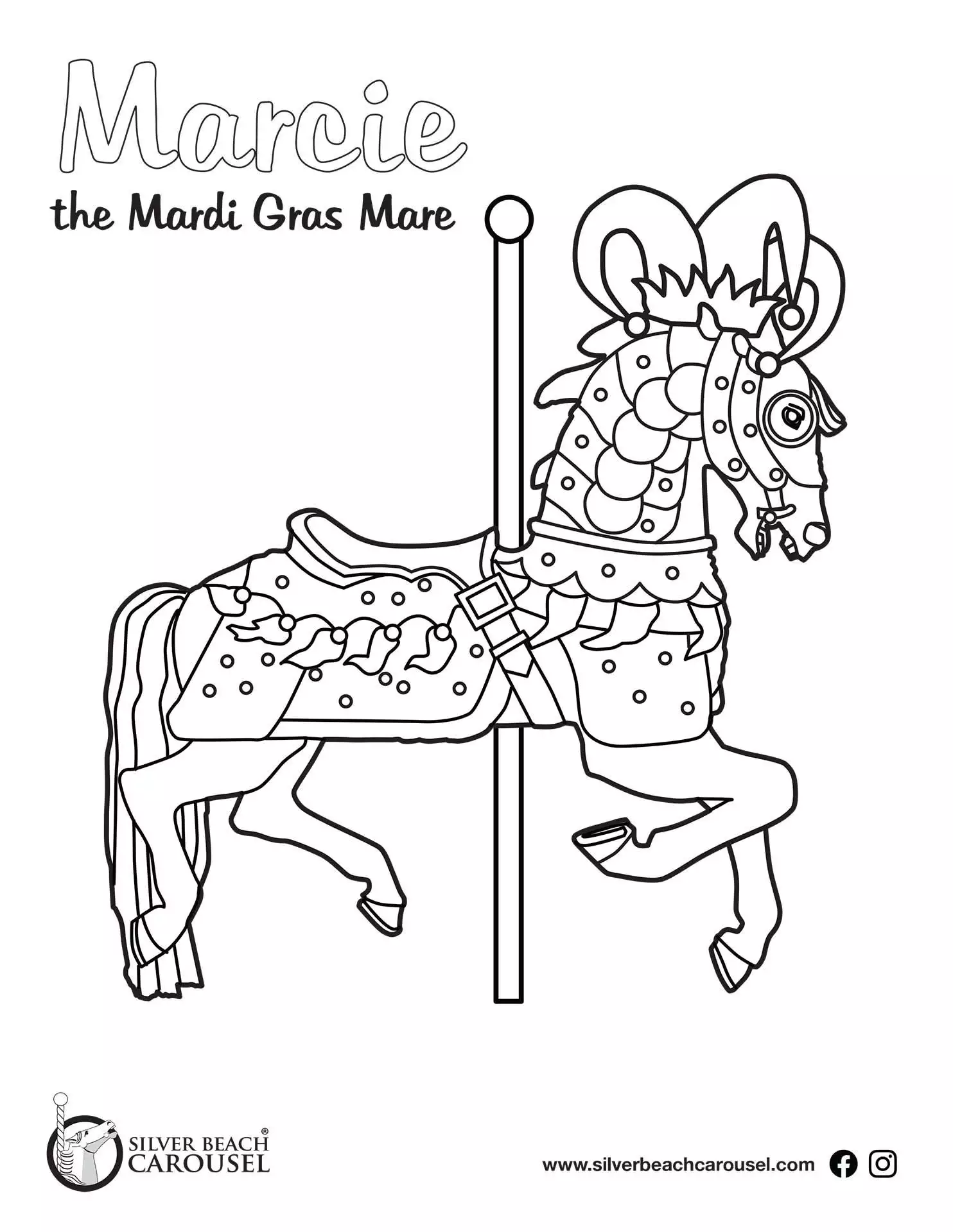 Marcie the Mardi Gras Mare