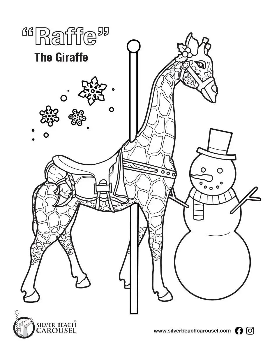 Christmas Coloring Page: Raffe