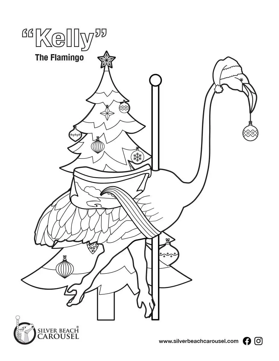 Christmas Coloring Page: Kelly